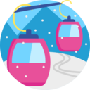 travel,transport,transportation,cabin,cable car cabin,ski resort,cable car